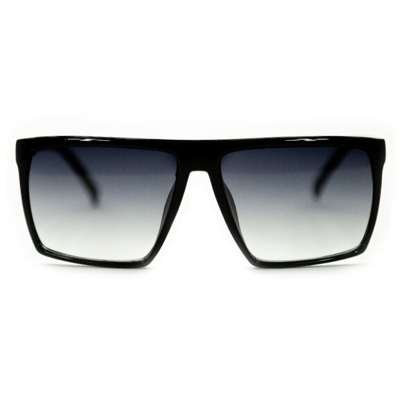 NEW Square Frame Women Sunglasses with %100 UV Protection - Gradient Purple Lens - Picture 1 of 8